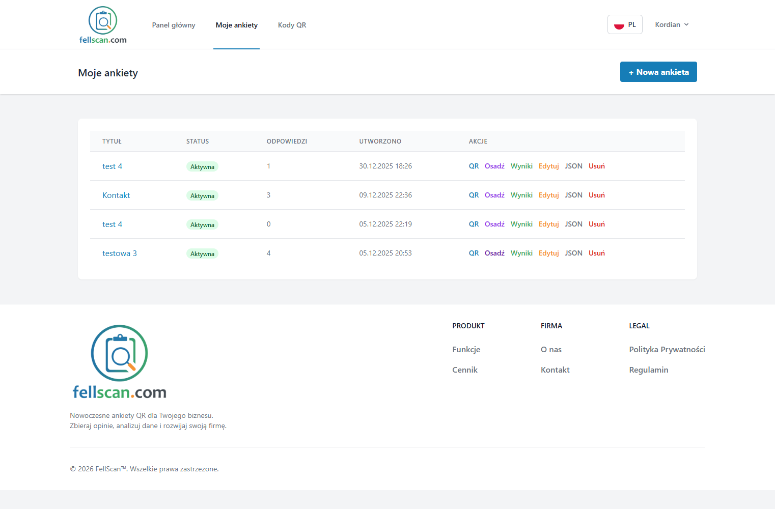 Osadzanie ankiety na WordPress